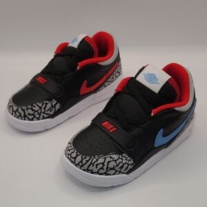 NEW Nike Air Jordan Legacy 312 "Basketball" Shoes - Black Cement Size 8c US